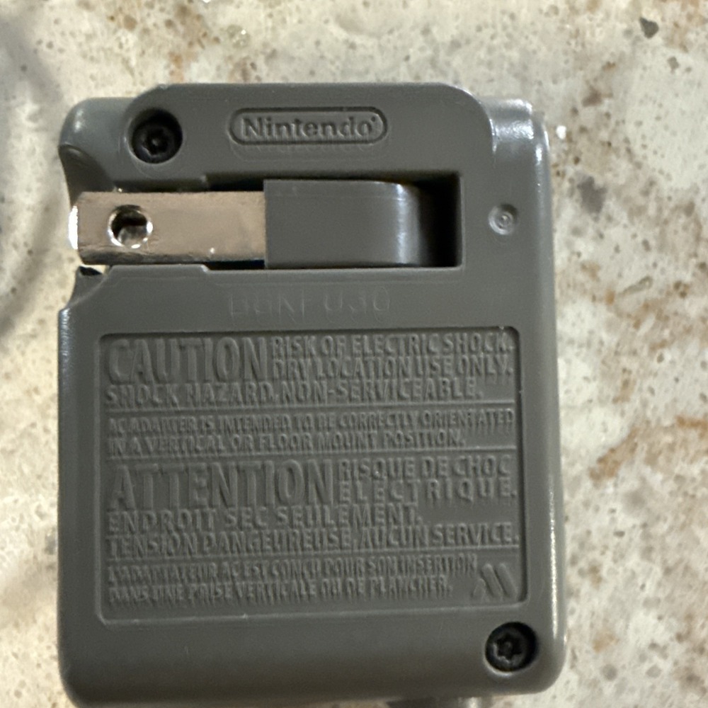Nintendo DS Lite Wall Charger OEM Official AC Adapter Power Charging Cable Plug